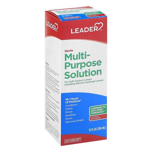 Image for Leader Multi-Purpose Solution, Sterile,12oz from Bryan Pharmacy